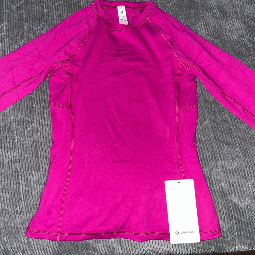 Lululemon Pink Long Sleeve Top